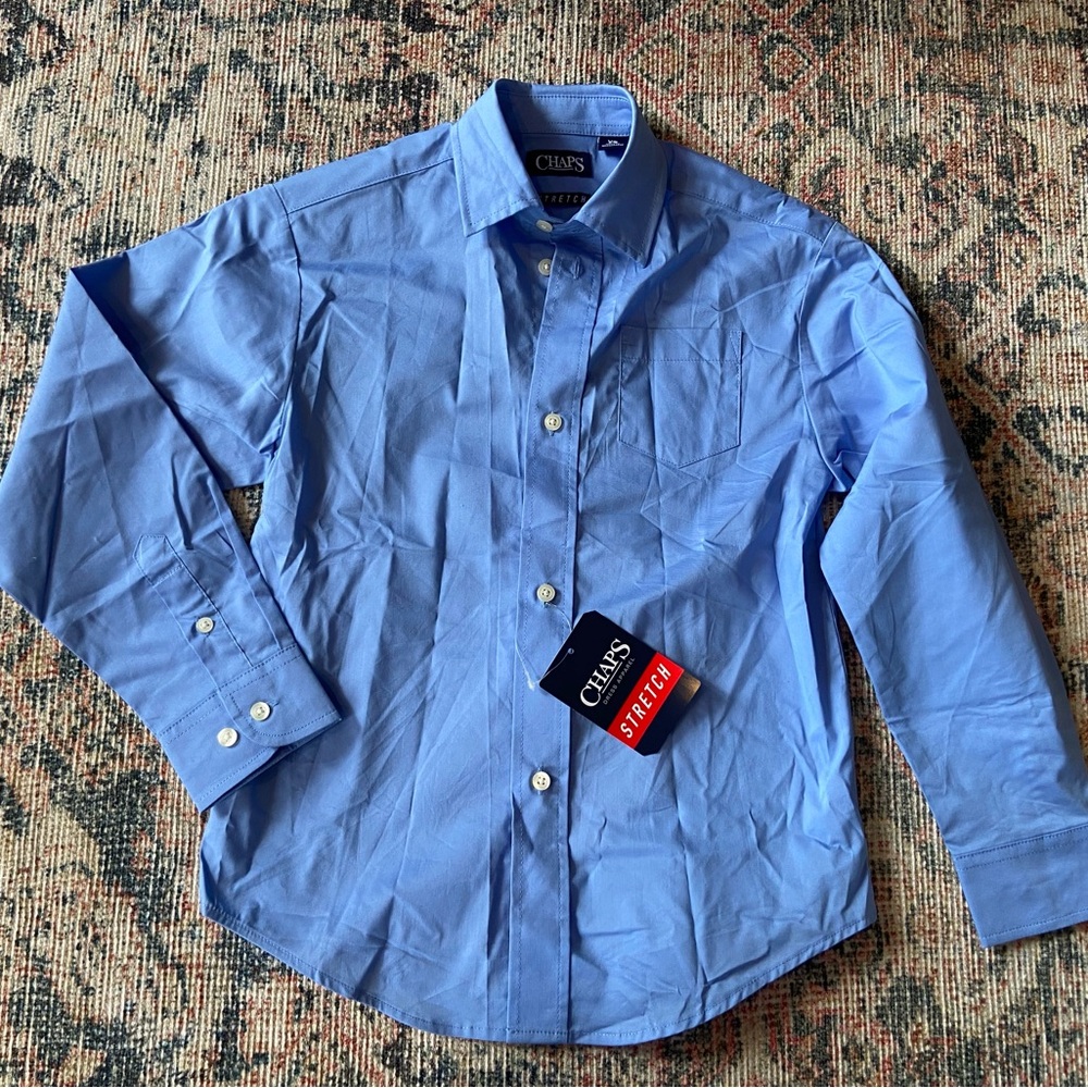 NEW Chaps dress shirt, size 6/7